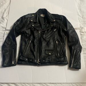 Classic Black Leather Jacket